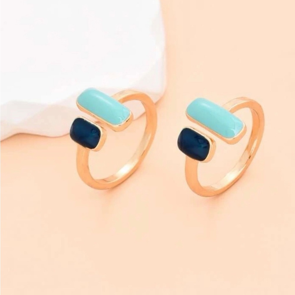 Retro Rings , SET OF 2